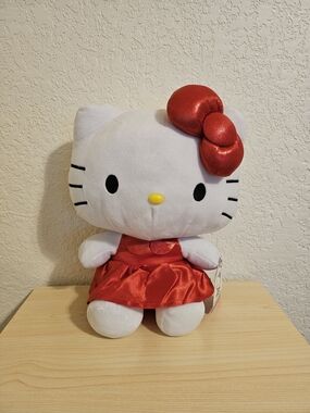 Large Hello Kitty Red Bow Plush Sanrio
